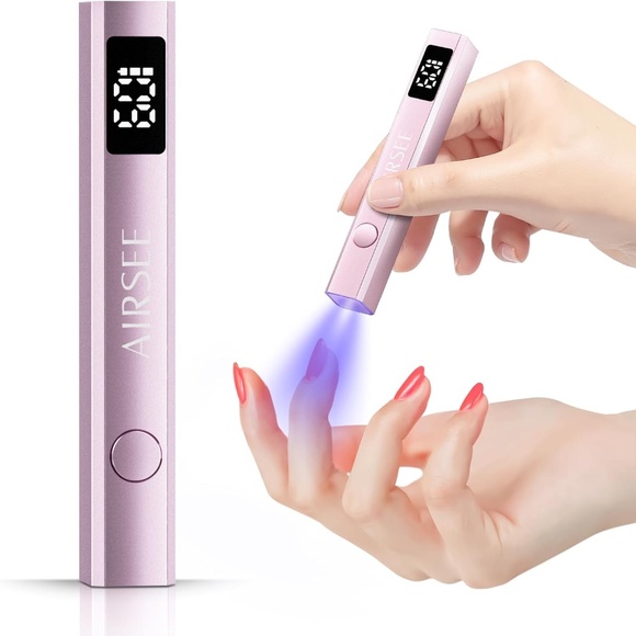 Pink Cordless Mini Nail Lamp - Picture 1 of 10